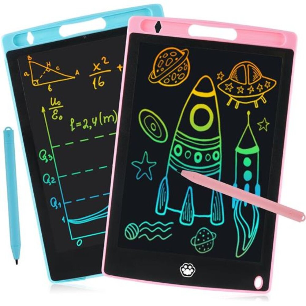 2 Pack LCD Writing Tablet, Electronic Drawing Writing Board, Erasable Drawing